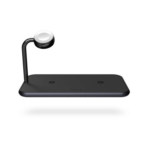 Zens Dual Aluminium Wireless Charger + Apple Watch 10W Black (ZEDC05B/00)