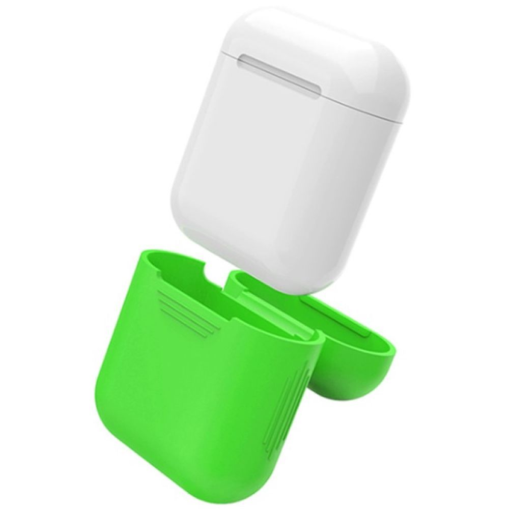 Chehol Nakladka Silikonovyj Dlya Airpods Silicone Case With Straps Green Kupit V Internet Magazine Mr Fix