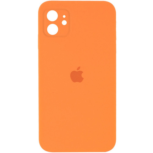Чохол-накладка (силіконовий) для iPhone 11 Silicone Full Cover Papaya