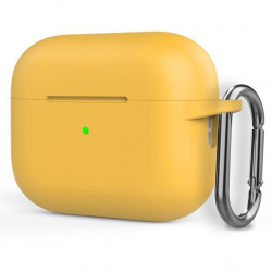 Чехол-накладка (силиконовый) Apple AirPods Pro 2 Silicone Case with Carabine Yellow