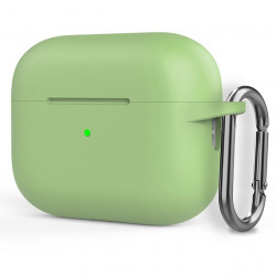 Чехол-накладка (силиконовый) Apple AirPods Pro 2 Silicone Case with Carabine Matcha Green