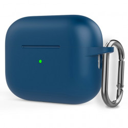 Чехол-накладка (силиконовый) Apple AirPods Pro 2 Silicone Case with Carabine Lake Blue