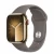 Apple Watch Series 9 GPS + Cellular 41mm Gold S. Steel Case w. Clay S. Band - S/M (MRJ53)