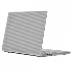 Чехол-накладка (пластиковый) Apple MacBook Pro 13" 2019 - 2022 WiWU iKavlar Crystal Shield Stripe Clear
