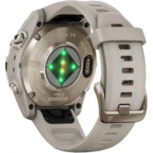 Garmin Fenix 7S Pro Sapphire Solar Soft Gold w. Light Sand Band (010-02776-14/15)