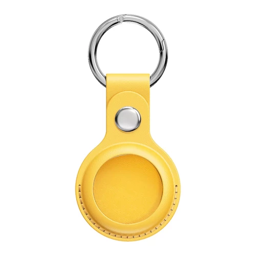 Брелок (шкіряний) для AirTag Key Ring Yellow