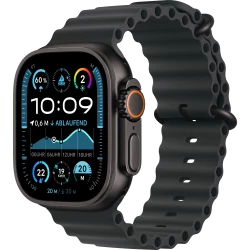 Apple Watch Ultra 2 GPS + Cellular 49mm Black Titanium Case w. Black Ocean Band (MX4P3)