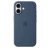 Чехол-накладка (силиконовый) Apple iPhone 16 Silicone Case with MagSafe Denim (MYY23)