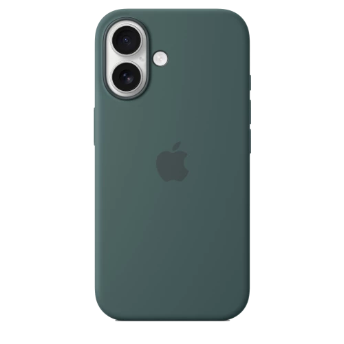 Чехол-накладка (силиконовый) Apple iPhone 16 Silicone Case with MagSafe Lake Green (MYY83)