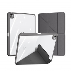 Чехол-книжка (полиуретановый) Apple iPad Air 13" 2024 / Pro 12.9" 2018-2022 Dux Ducis Magi Series Gray