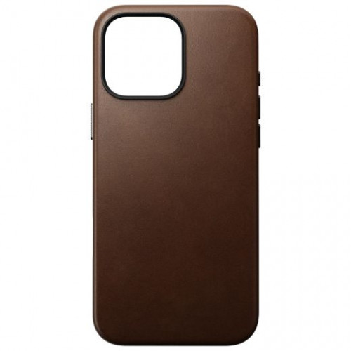 Чохол-накладка (шкіряний) Apple iPhone 16 Pro Max NOMAD Traditional Leather Case with Magsafe Brown