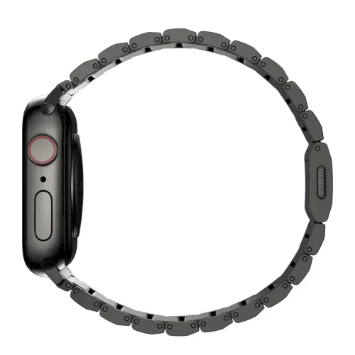 NOMAD Apple Watch 46/49mm Steel Band Graphite Hardware Graphite