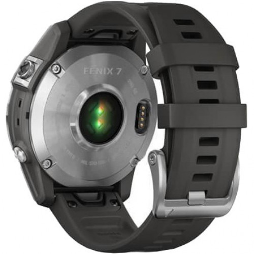 Garmin Fenix 7 Silver with Graphite Band (010-02540-00/01)
