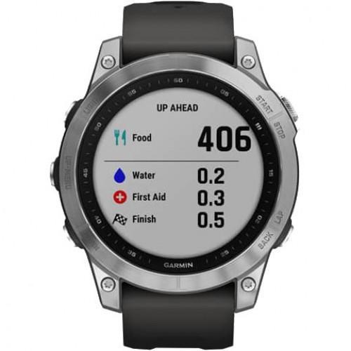 Garmin Fenix 7 Silver with Graphite Band (010-02540-00/01)