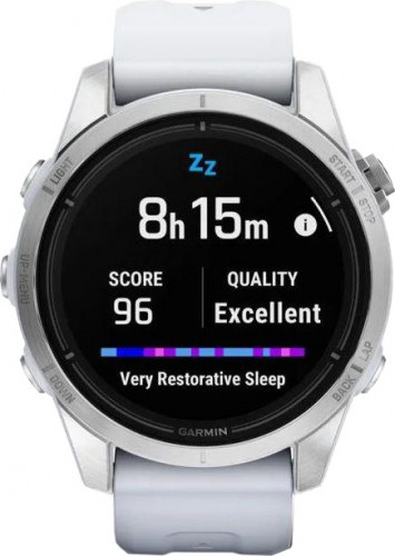 Garmin Epix Pro Gen 2 42mm Silver w. Whitestone Band (010-02802-00/01)