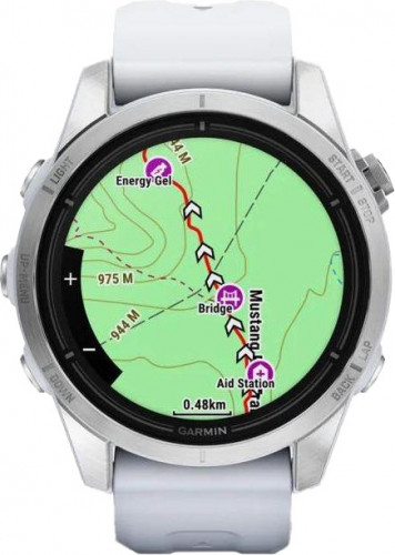 Garmin Epix Pro Gen 2 42mm Silver w. Whitestone Band (010-02802-00/01)
