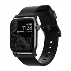Ремешок для Apple Watch 46/49 mm Nomad Modern Band Black Hardware | Horween