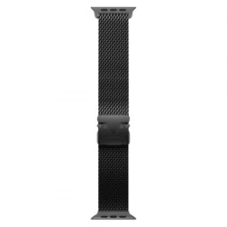 Ремешок Apple Watch 44/45/46/49mm Black Titanium Milanese Loop