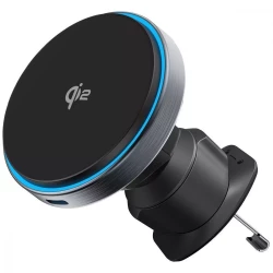 Автомобильный держатель Proove Titanium Circle Qi2 15W Gray (WHTC15010003)