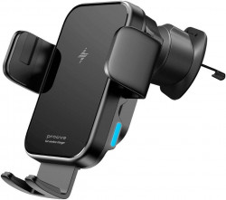 Автомобильный держатель Proove Triple Clamp 15W Black (WHTC15010001)