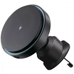 Автомобильный держатель Proove Light Circle 15W Black (WHLC15010001)