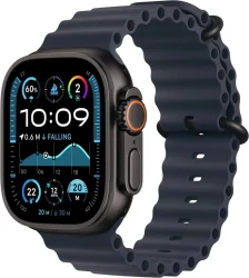 Ремешок Apple Watch 44/45/46/49mm Ocean Band Navy Black Titanium Finish