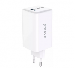 Proove Pocket GaN Max 100W 2Type-C + USB White (WCPG10012202)