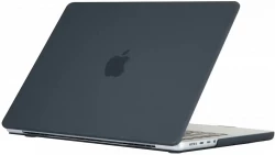 Чехол-накладка (пластиковый) Apple MacBook Pro 14.2" (A2992/A3112/A3185/A3401/A3434/A3426/A3427) HardShell Ultra-thin Crystal Case Black
