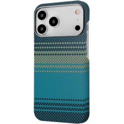 Чехол-накладка (карбоновый) Apple iPhone 17 Pro Proove Carbon Slim with Magnetic Ring Nightfall