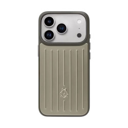 Чехол-накладка (силиконовый) Apple iPhone 17 Pro Max RIMOWA Aluminium High Copy Case Green Gold